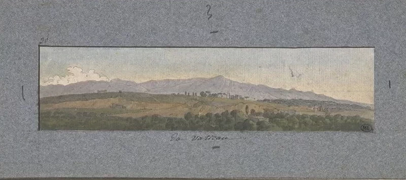 Paesaggio di campagna e di montagna - Louvre Collections